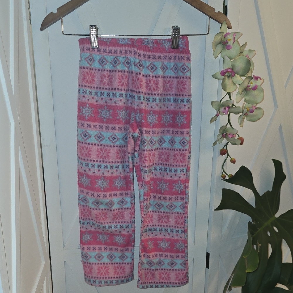 The Children's Place Pink and Blue Patterned Pajama Bottoms